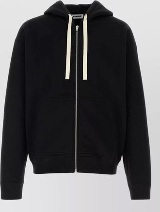 Jil Sander cotton hooded jacket