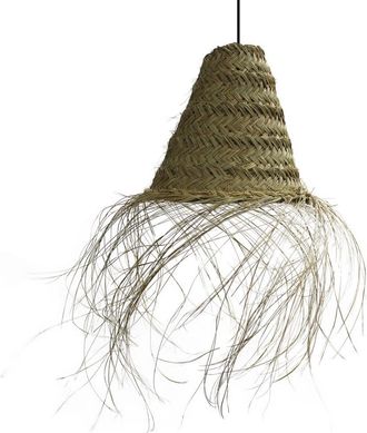 Wonderlamp Lámpara colgante con pantalla de esparto 100% ecológico ø30cm iv