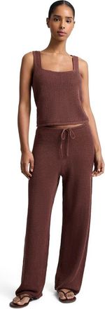 Onia Knit Drawstring Pant in Brown at Nordstrom, Size X-Small
