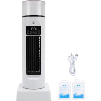 OEM Ventilador De Torre Port&aacute;til Para Escritorio, Aire Acondicionado Con Forma De Hoja Sin Empa&ntilde;amiento, Humidificador Con Alimentaci&oacute;n Usb Para El Hogar,