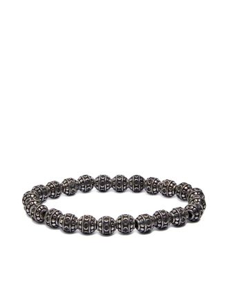 Craftd London mosaic beaded bracelet - Argento