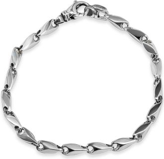 Pompeii3 Mens Link 14k Gold (26gram) or Platinum (42gram) 4mm Bracelet 8