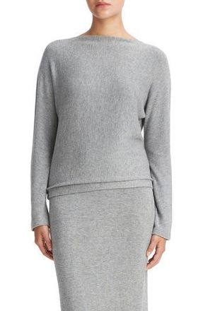 Vince Dolman Sleeve Sweater in Heather Silver Dust at Nordstrom Rack, Size Small