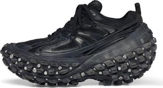 Balenciaga Bouncer Defender Screw Sneakers Worn Out Black 685613W2RAD1081