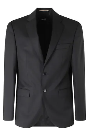 BOSS Black Jeckson Flap Pockets Two Vents Wool Blazer