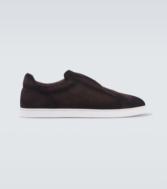 Magnanni Open suede sneakers