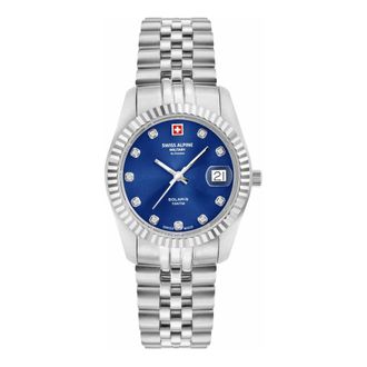 Swiss Alpine Military Solaris Horloge - Dames - Accessoires - Grijs - Maat: ONE Size