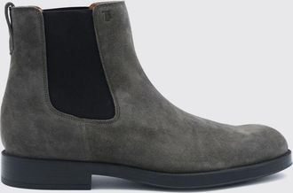 Tod's Stivaletti Chelsea in pelle scamosciata con logo T Timeless