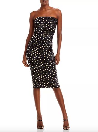 Norma Kamali Strapless Polkadot Dress Size XS