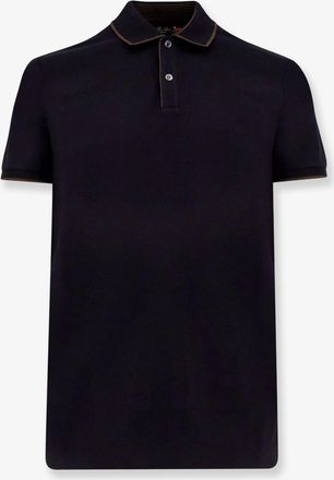 Loro Piana Polo in cotone piqu&eacute; - LORO PIANA - gender_Man