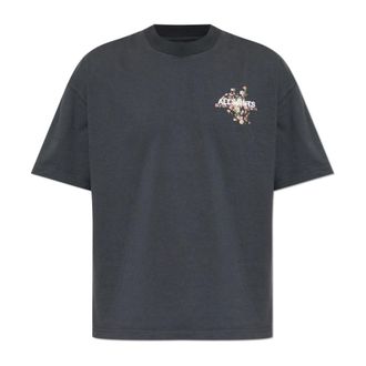 AllSaints T-Shirts, male, Gray, Size: XS Valen T-Shirt