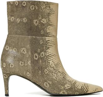 Twin-Set Stivali con stampa - Oro