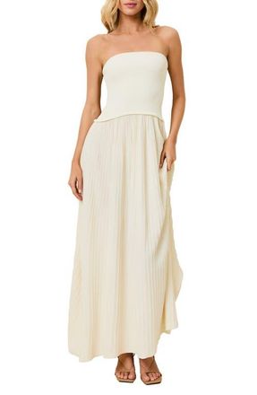 Solid & Striped The Strapless Maxi Dress in Brule at Nordstrom, Size X-Small