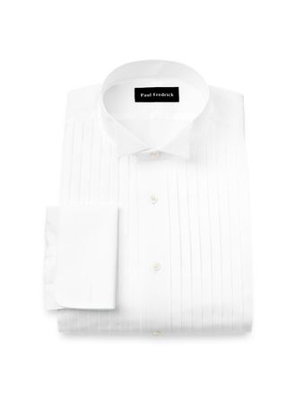Paul Fredrick Tailored Fit Non-iron Cotton Tuxedo Shirt