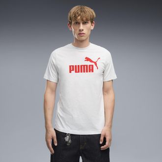 Puma T-shirt con logo ESS N. 1 da uomo, Abbigliamento, Bianco, XXL
