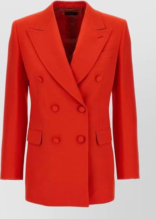 Brioni silk wool double-breasted blazer