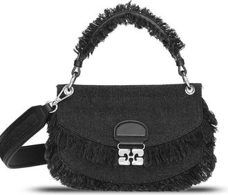 Ganni Mini Top Handle Denim