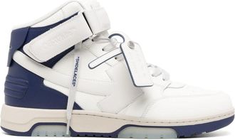 Off-white logo-patch lace-up sneakers - men - Calf Leather/Rubber/Polyester/Polyester/Calf Leather - 42