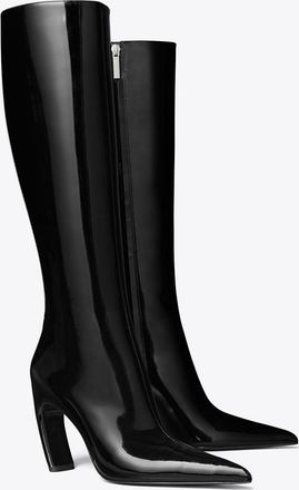 Tory Burch Womens Tall Patent Boot, size 6.5