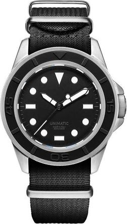 Unimatic Modello Uno Black Dial Mens Watch U1-AEB