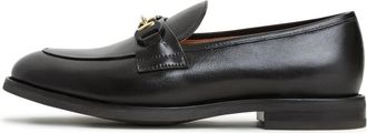 Cesare Gaspari Leren Platform Loafers Olya - Dames - Loafers - Zwart - 41 EU - Leer - Schoenen