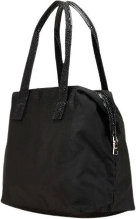 Prada Pre-owned Weekend Bags, female, Black, Size: ONE SIZE Pre-owned Nylon Tote