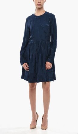 Stella McCartney Vestito in Chiffon SHAYLEE con Gonna Svasata Stella McCartney