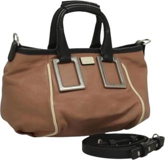 Chlo&eacute; Pre-owned Hand Bag - Dames - Vintage Handtas - Roze - ONE Size - Leer - Vintage