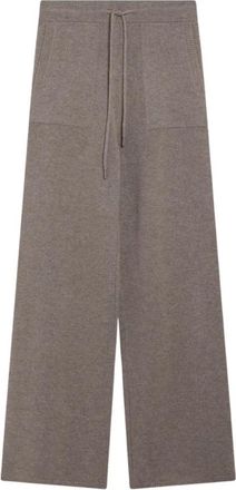 Max Mara Pantalone in Maglia - Trousers - Mujer - Marr&oacute;n - M