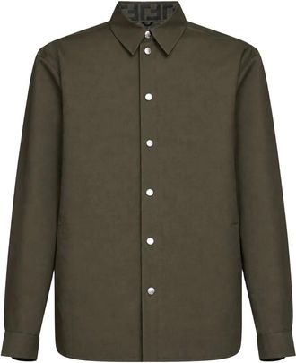 Fendi Blus&oacute;n - Shirts - Hombre - Verde - M