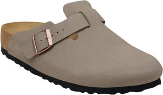 Birkenstock Boston - unisex - Slip ons - Grijs - 38 EU - Leer - Schoenen