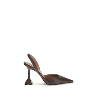 Amina Muaddi Schoenen, Dames, Bruin, 36 EU, Su&egrave;de, Holli 95mm Pointed Slingback Pumps