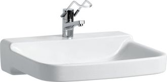 Laufen Laufen - Lavabo Pro Liberty 650 X 550 Mm, Sin Barreras Con Orificio Para Grifer&iacute;a, Sin Rebosadero Blanco