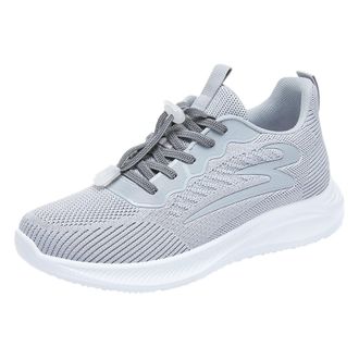 Generic Womens Arch Support Walking Trainers Ladies Wide Fit Slip on Sneakers Fashion Spring Summer Women Sports Shoes Thick Mesh Breathable Elastic Solid Col