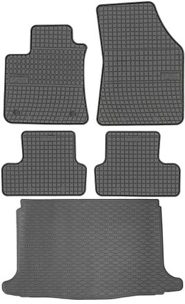 OEM Renault Megane Iv Hatchback De Enero De 2016 A 2024. Juego De Alfombrillas De Goma Para Coche Y Alfombrilla Para Maletero