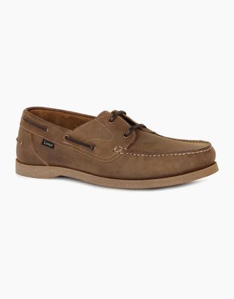 Loake Mens Padstow Mens Boat Shoes - Brown - Size: 13