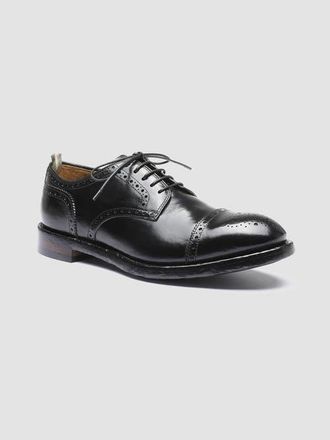 Officine Creative Temple 003 Leather Derby in Black at Nordstrom, Size 42