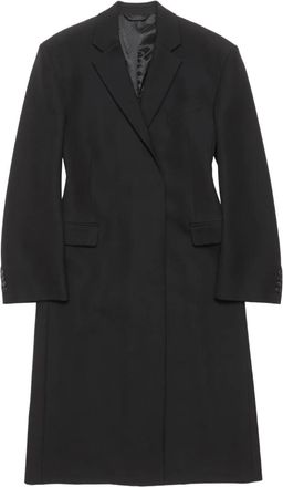 Acne Studios Cappotto doppiopetto in lana - Nero