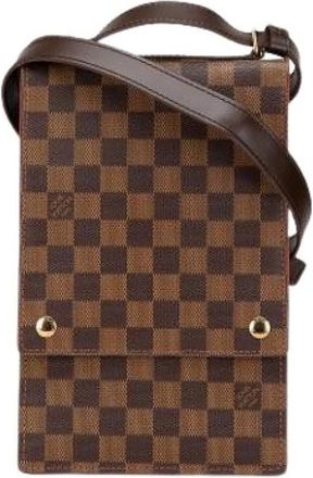 Louis Vuitton Pre-owned Cross Body Bags, female, Brown, Size: ONE SIZE Pre-owned Portobello