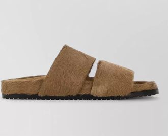 Dolce & Gabbana calf hair slides