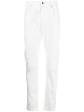 Emporio Armani J06 slim-fit jeans - men - Cotton/Spandex/Elastane - 31 - White