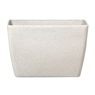 Beliani Beliani - Maceta De Piedra Beige Para Plantas 60 X 27 X 41 Cm Moderna Minimalista Para Interior Y Exterior Baris