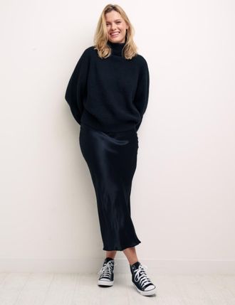 Nobody's Child Mila Satin Slip Skirt