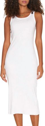 Xirena Ashleigh Rib Maxi Dress In White