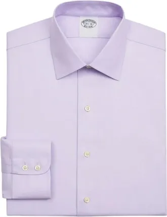 Brooks Brothers Heren, Overhemden, Paars, Maat: XS Katoen