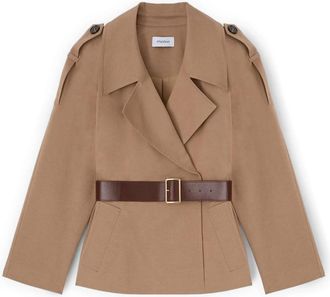 Motivi Trench Coats - Dames - Trenchcoats - Beige - L - Katoen - Jassen