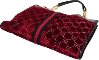 Gucci Pre-owned Tote Bags, female, Red, Size: ONE SIZE Pre-owned Raja 537219 Tote Bag