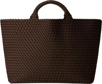 Naghedi Grote Tote Chocolade Stijlvolle Tas - Dames - Shoppers - Bruin - ONE Size - Tassen