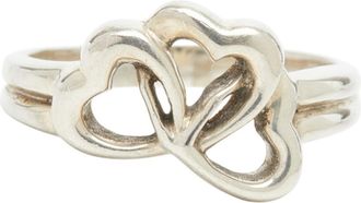 Tiffany & Co. Heart Silver Silver 925 Band Ring (Pre-Owned)