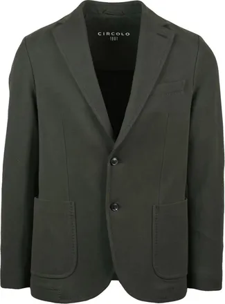 Circolo 1901 Jassen, Heren, Groen, M, Katoen, Blazer in pannetto